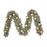 Black Box Trees Kaprun Guirlande met LED Verlichting en Timerfunctie - L270 x Ø25 cm - Goud, Groen