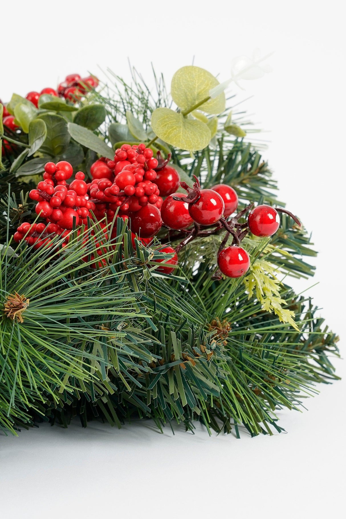 Mica Decorations Harvey krans rood - h11xd40cm - maximondo