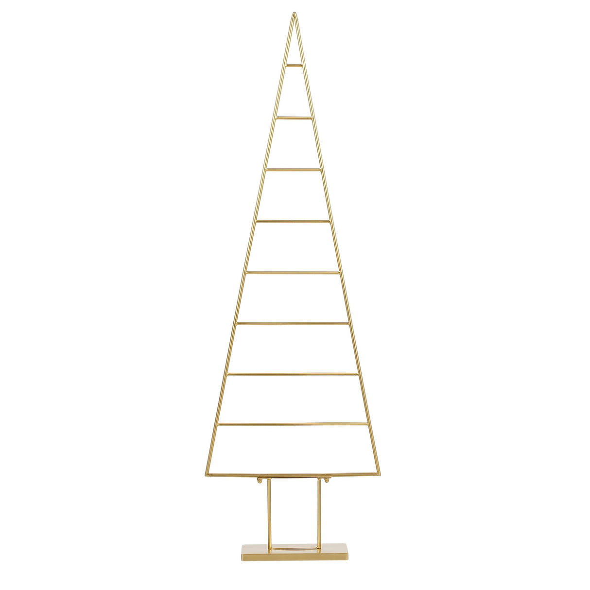 Mica Decorations Decoratie Kerstboom - L50 x B15 x H152 cm - Metaal - Goud