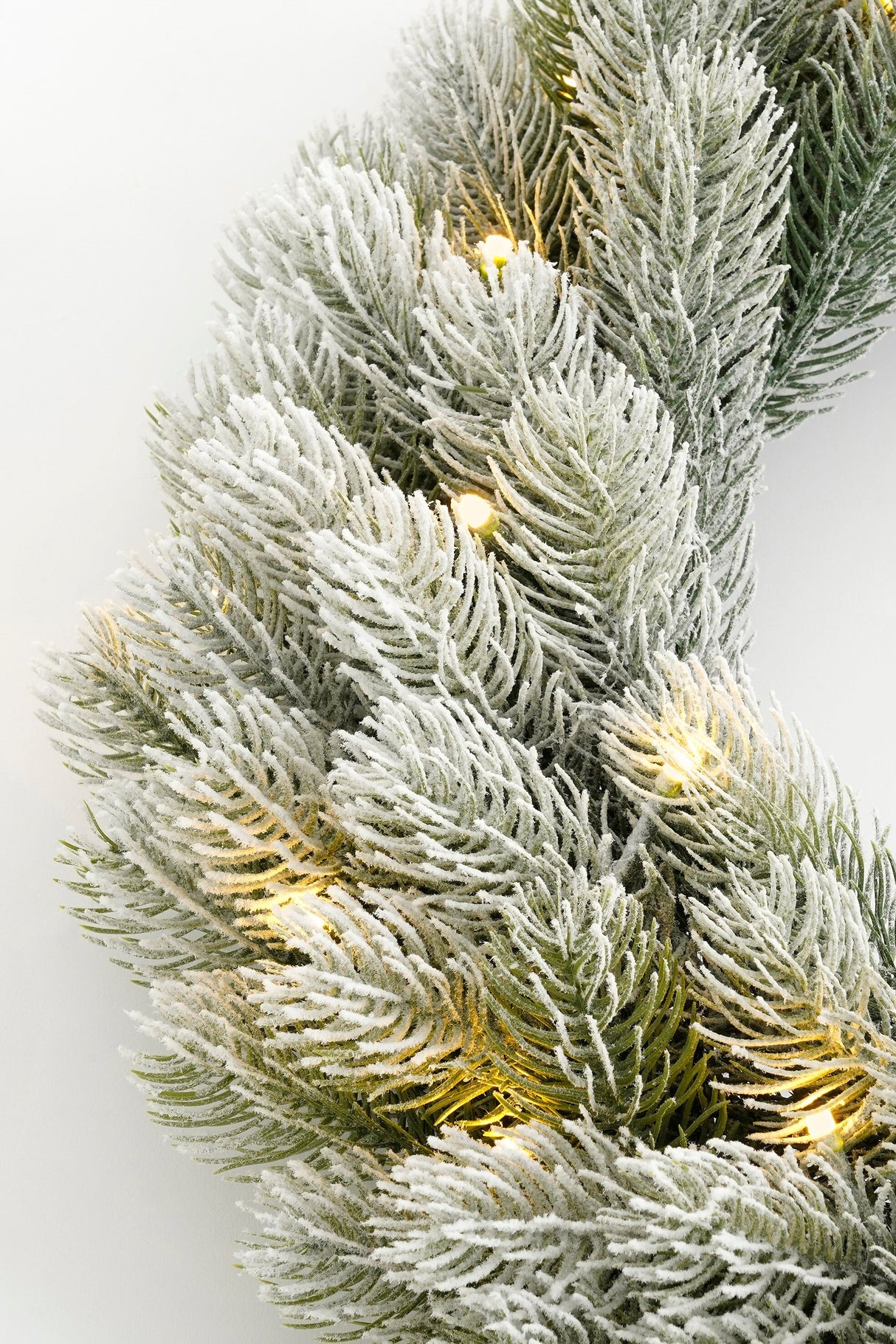 Black Box Trees Nagoya krans led groen frosted 20L TIPS 70 battery operated en timer - h12xd45cm