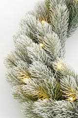 Black Box Trees Nagoya krans led groen frosted 20L TIPS 70 battery operated en timer - h12xd45cm