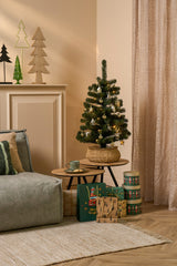 Black Box Trees Joy kerstboom groen goud 30L TIPS 94 battery operated en timer - h90xd50cm - maximondo