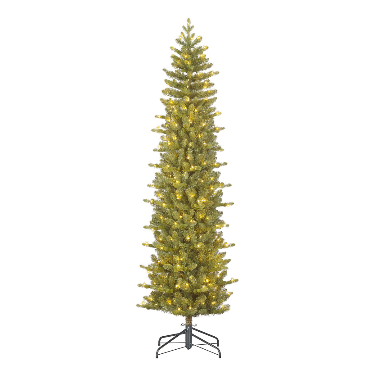 Black Box Trees Harma Smalle Kunstkerstboom met LED Verlichting - H260 x Ø73 cm