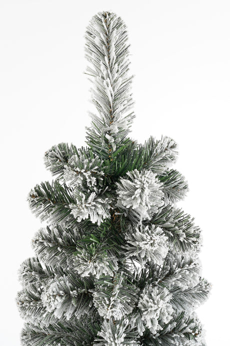 Black Box Trees Charlton Pilar kerstboom groen frosted TIPS 280 - h185xd53cm