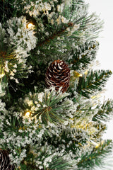 Black Box Trees Vandans kunstkerstboom in Pot - H90 x Ø48 cm - Groen Frosted - maximondo
