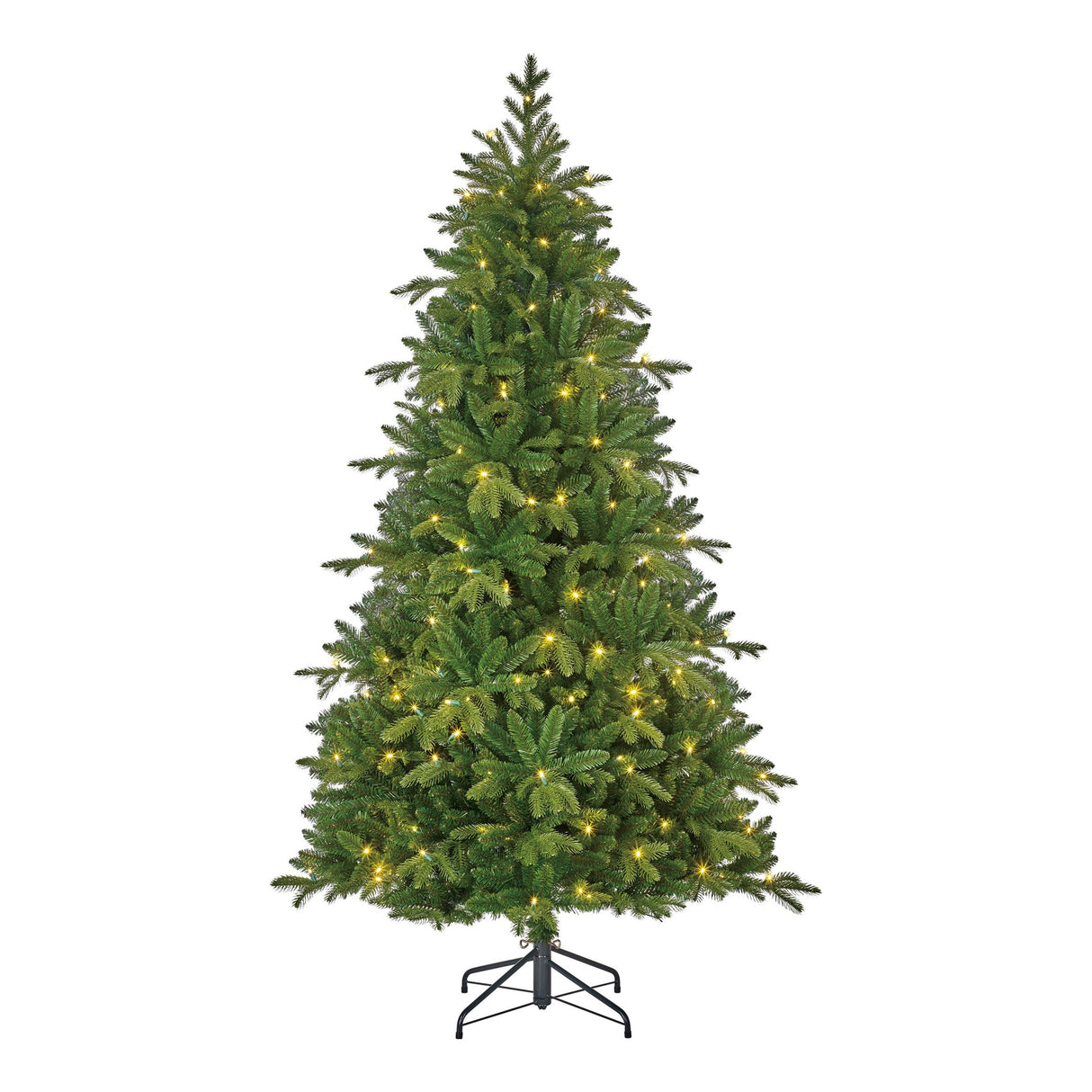 Black Box Trees Brampton Kunstkerstboom slank met LED Verlichting - H185 x Ø114 cm