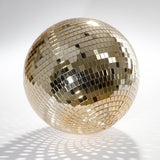 Mica Decorations Ornament spiegel bal champagne - d30cm