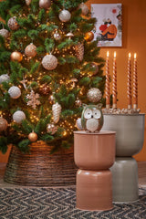Mica Decorations kerstboomrok bruin - ↕21cm - Ø50cm