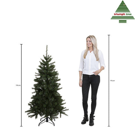Triumph Tree Forrester kerstboom groen TIPS 454 - h155xd102cm