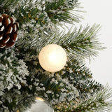 Black Box Trees Kaprun Kunstkerstboom in Pot met LED Verlichting en Timerfunctie - H90 cm