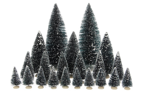 Luville Collectables Bristle tree assorted 21 pieces - h23xd8cm