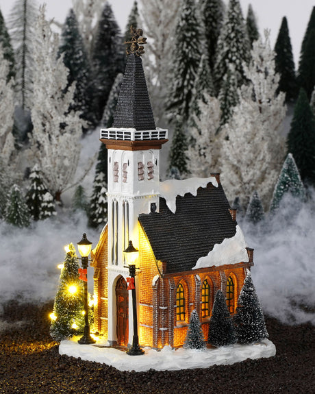 Luville Collectables Church battery operated - l15xb16,5xh31cm