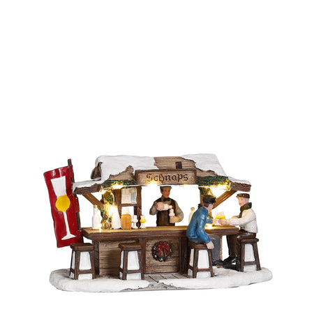 Luville Collectables Schnaps market battery operated - l16xb7,5xh9cm