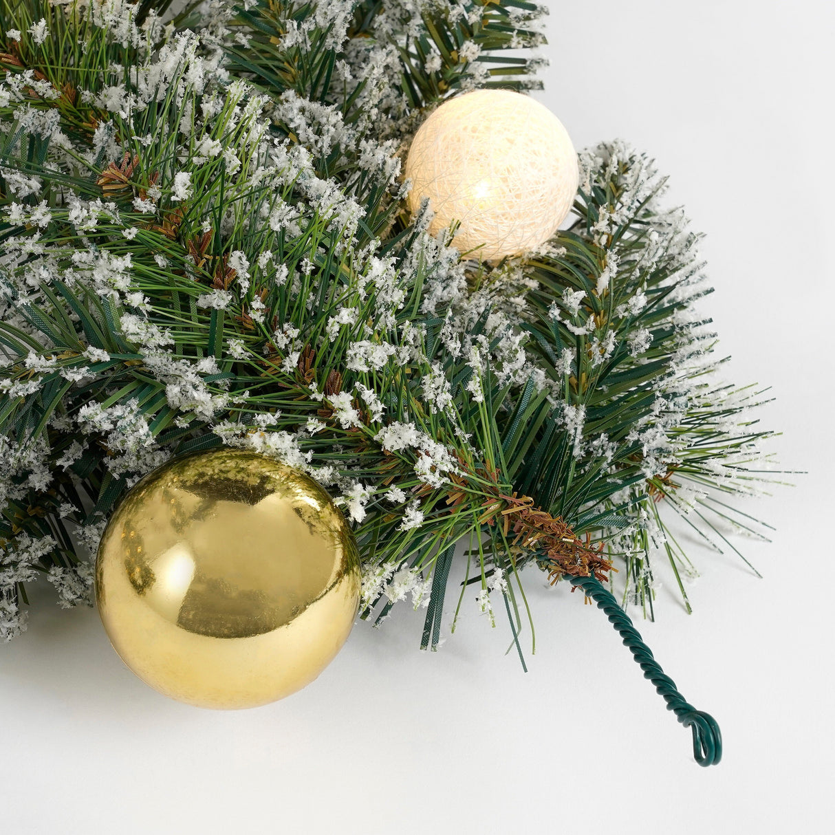 Black Box Trees Kaprun Guirlande met LED Verlichting en Timerfunctie - L270 x Ø25 cm - Goud, Groen
