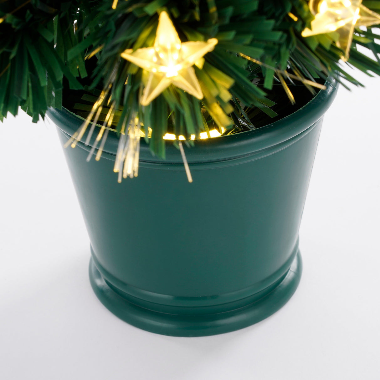 Luca Lighting Mercury boom fibre optic groen warm wit 65led 8 function controller - h60xd30cm