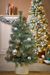 Black Box Trees Glendon kerstboom potted led werkt op batterijen groen 30L TIPS 88 - h90xd51cm