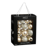 Mica Decorations Kerstballen Set - 26 Stuks - Ø7 cm - Glas