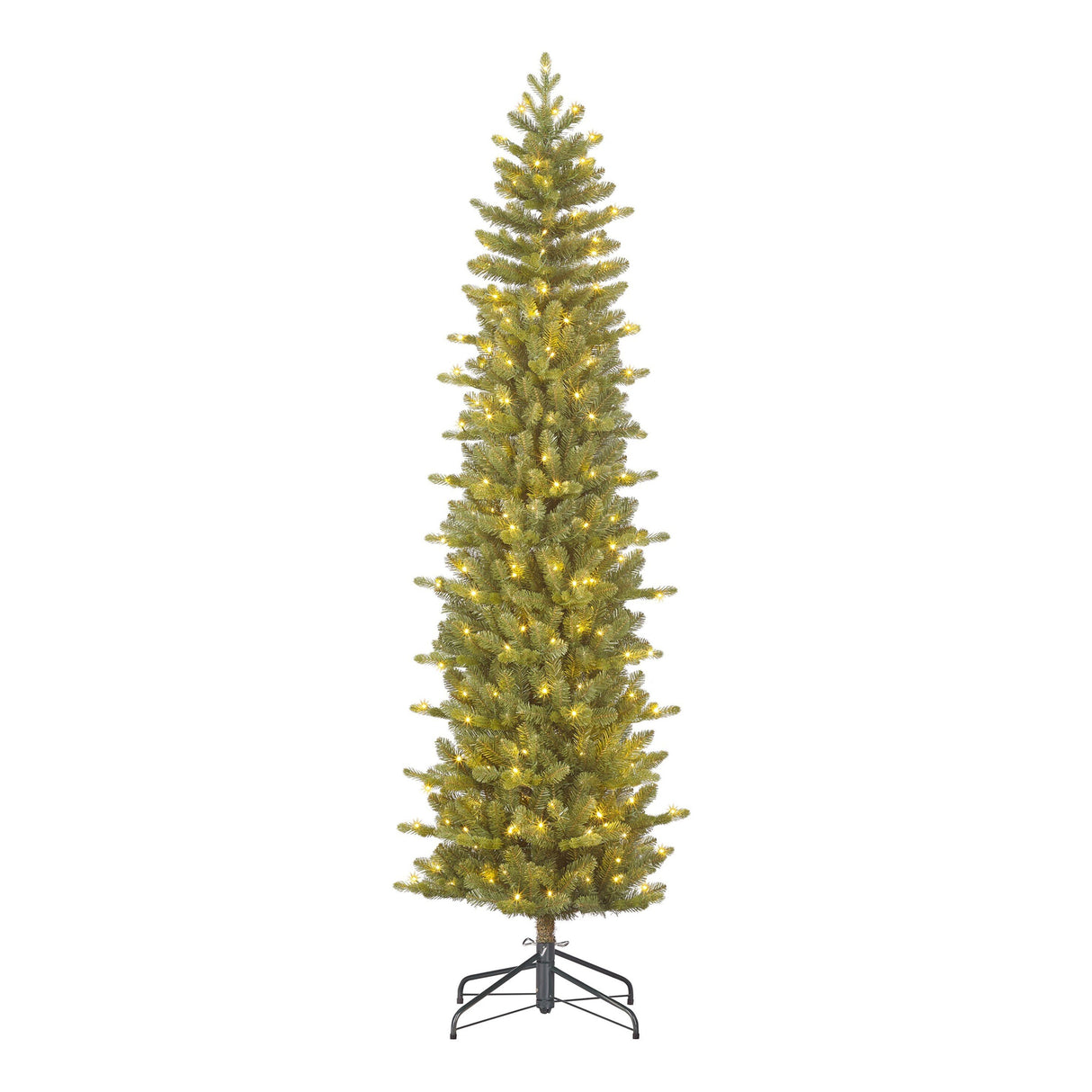 Black Box Trees Harma Smalle Kunstkerstboom met LED Verlichting - H230 x Ø69 cm