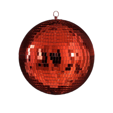 Mica Decorations Ornament spiegel bal rood - d30cm