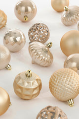 Mica Decorations Kerstballen Set - 60 Stuks - Ø7 cm
