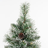 Black Box Trees Vandans Kunstkerstboom met LED Verlichting en Timerfunctie - H120 x Ø60cm - Groen - maximondo