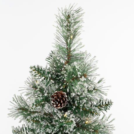 Black Box Trees Vandans Kunstkerstboom met LED Verlichting en Timerfunctie - H120 x Ø60cm - Groen