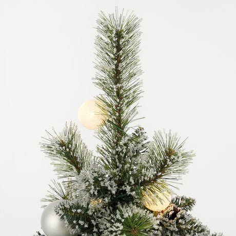 Black Box Trees Kaprun Kunstkerstboom in Pot met LED Verlichting en Timerfunctie - H90 cm