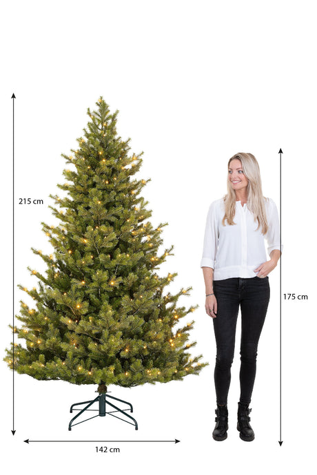 Black Box Trees Clive kerstboom led groen 280L TIPS 2674 - h215xd142cm