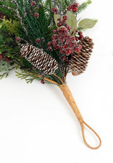 Mica Decorations Bodi druppel bordeaux - l110xb18xh10cm