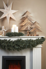 Triumph Tree Forest frosted pine swag newgrowth blue TIPS 230 - l180xd36cm