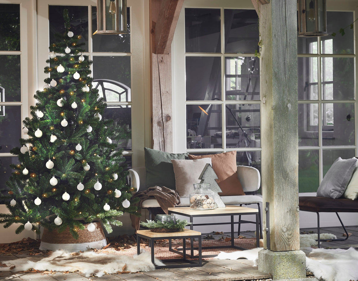 Mica Decorations kerstboomrok, off white - ↕26cm - Ø58cm
