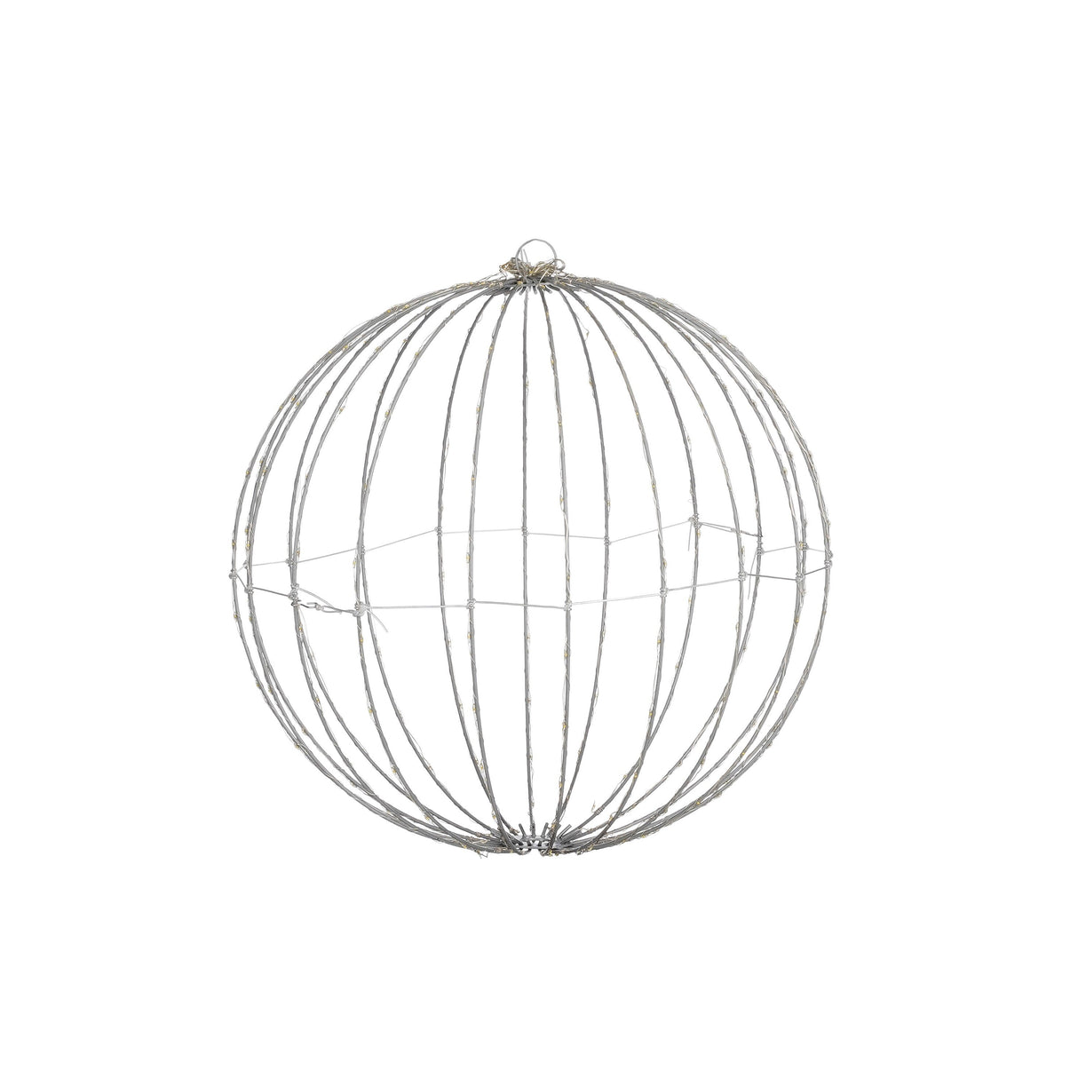 Luca Lighting Bal klassiek wit 260led IP44 met timer - d40cm