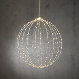 Luca Lighting Bal klassiek wit 320led IP44 met timer - d50cm