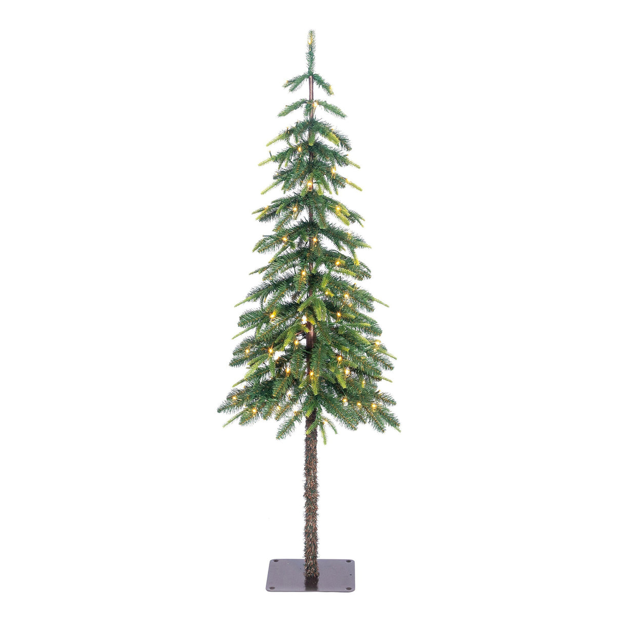 Black Box Trees Lodge kerstboom groen warm wit 90L TIPS 294 en timer & dimmer - h155xd48cm
