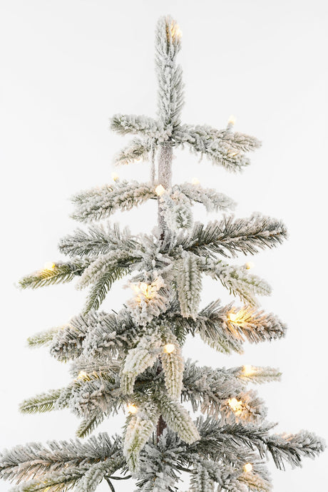 Black Box Trees Lodge Kunstkerstboom met Verlichting en Timer- en Dimfunctie - H155 x  Ø48 cm