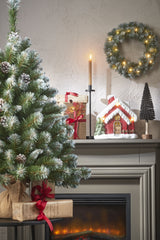 Triumph Tree Empress kerstboom w burlap groen frosted TIPS 184 - h90xd71cm