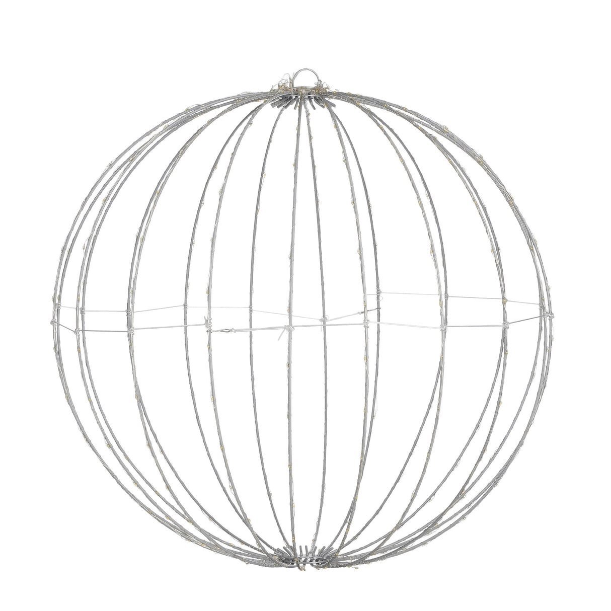 Luca Lighting Bal klassiek wit 320led IP44 met timer - d50cm