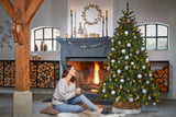 Mica Decorations kerstboomrok, off white - ↕26cm - Ø58cm