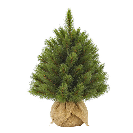 Triumph Tree Forest frosted kerstboom w burlap groen TIPS 61 - h45xd36cm