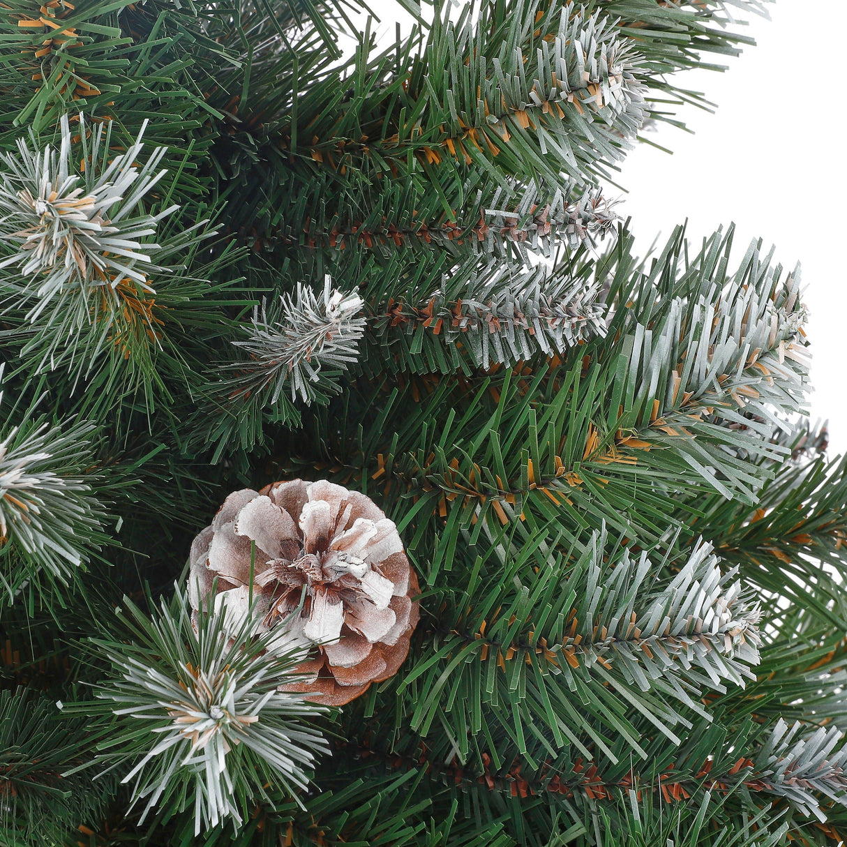 Triumph Tree Empress kerstboom w burlap groen frosted TIPS 184 - h90xd71cm