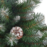 Triumph Tree Empress kerstboom w burlap groen frosted TIPS 184 - h90xd71cm