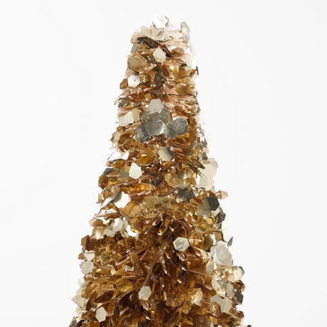 Mica Decorations Decoratie boom champagne - h60xd19cm