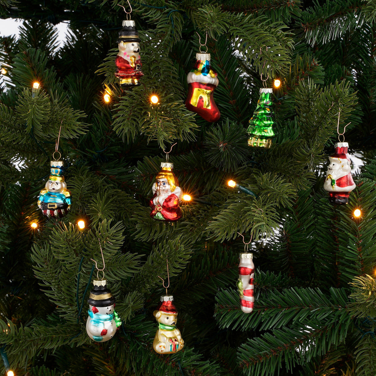 Mica Decorations Ornament kerstdecoratie groen 20 stuks - l28xb20xh3,5cm