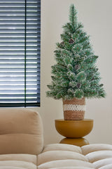 Black Box Trees Vandans kerstboom potted groen frosted TIPS 96 - h90xd48cm - maximondo