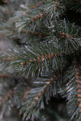 Triumph Tree Forest frosted pine kerstboom met burlap newgrowth blue TIPS 61 - h45xd36cm
