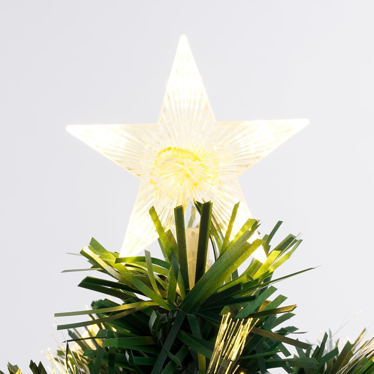 Luca Lighting Mercury boom fibre optic groen warm wit 185led 8 function controller - h150xd65cm