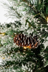 Black Box Trees Vandans kunstkerstboom in Pot - H90 x Ø48 cm - Groen Frosted - maximondo
