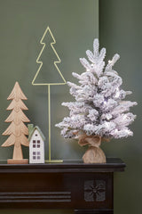 Black Box Trees Grimshaw Kunstkerstboom in Pot met LED Verlichting en Timerfunctie - H60 x  Ø45 cm - maximondo
