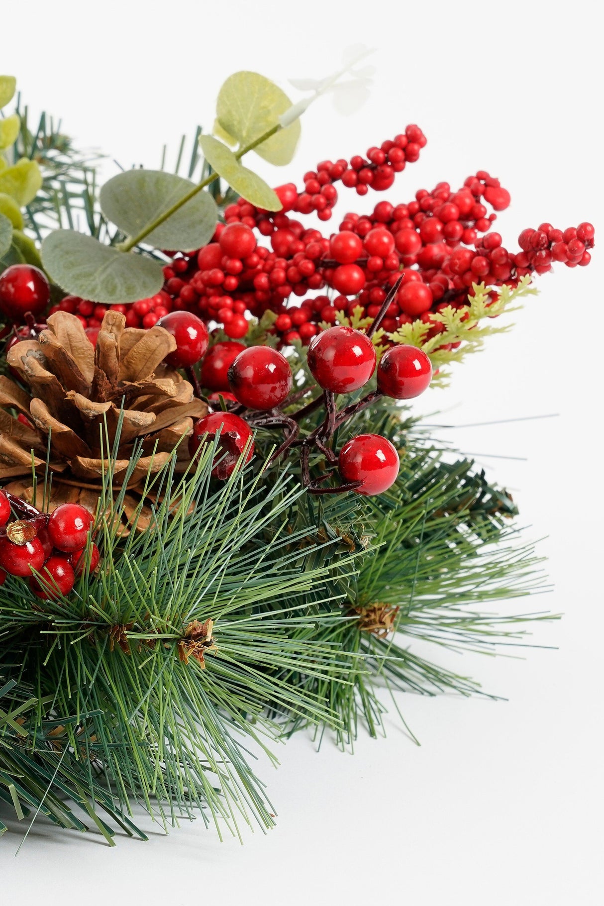 Mica Decorations Harvey krans rood - h12xd50cm - maximondo