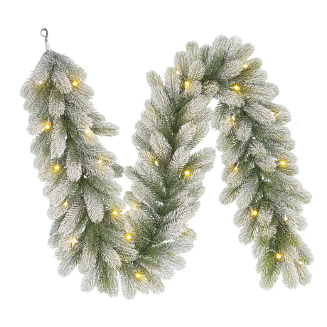 Black Box Trees Nagoya slinger led groen frosted 30L TIPS 132 battery operated en timer - l180xd20cm